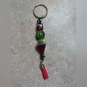 Watermelon handcrafted keychain